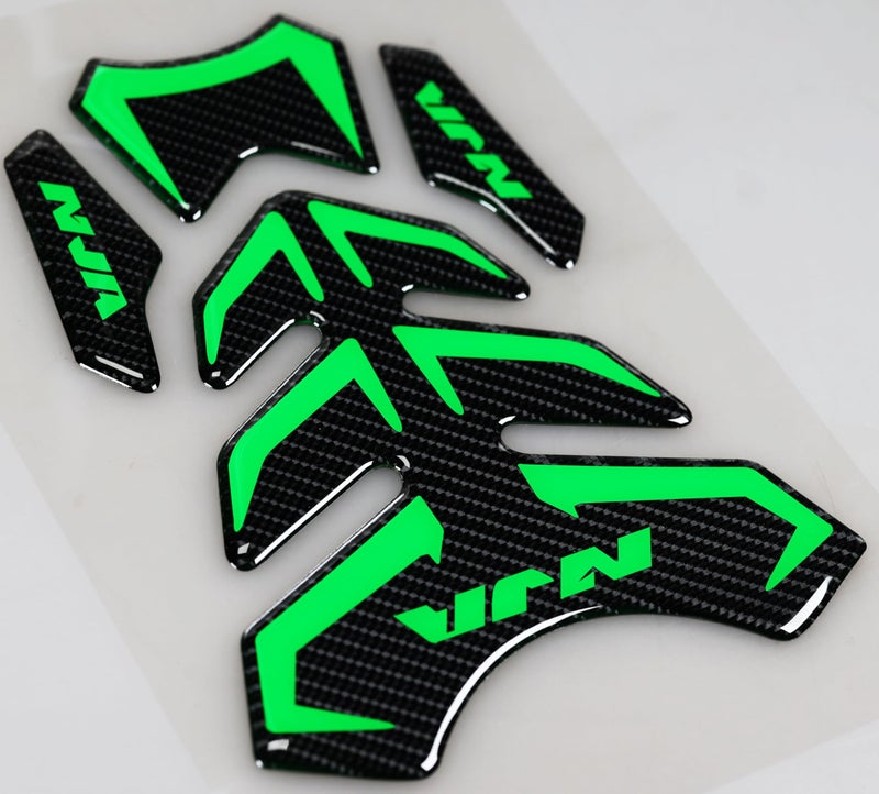 REVSOSTAR 5D Real Carbon Fiber, Motorcycle Decal Vinyl Tank Protector, Fuel Knee Grip Decal, Tank Pad for NJ 250 300 2008-2016, Offering an Alternative nj Tank pad - Image 4